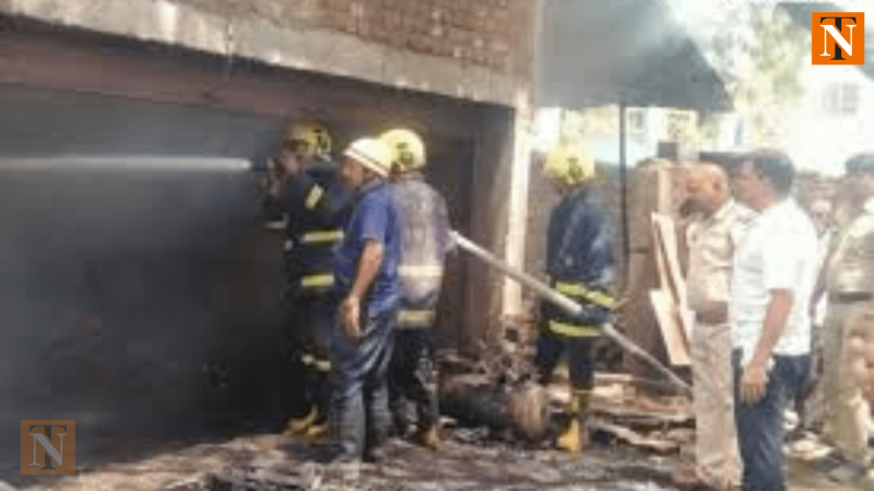 Fire Breaks Out at Furniture Factories on Kamthi Road